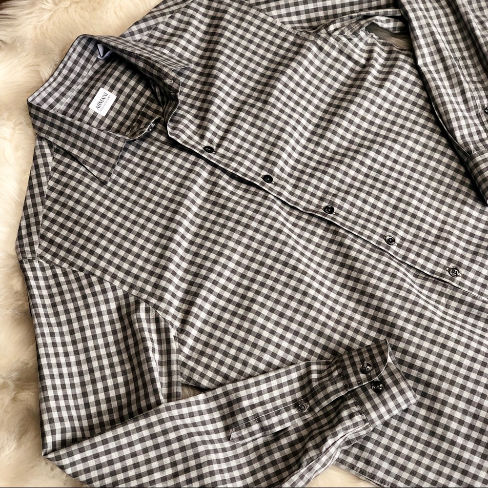 MENS Armani Collezioni Button-Up